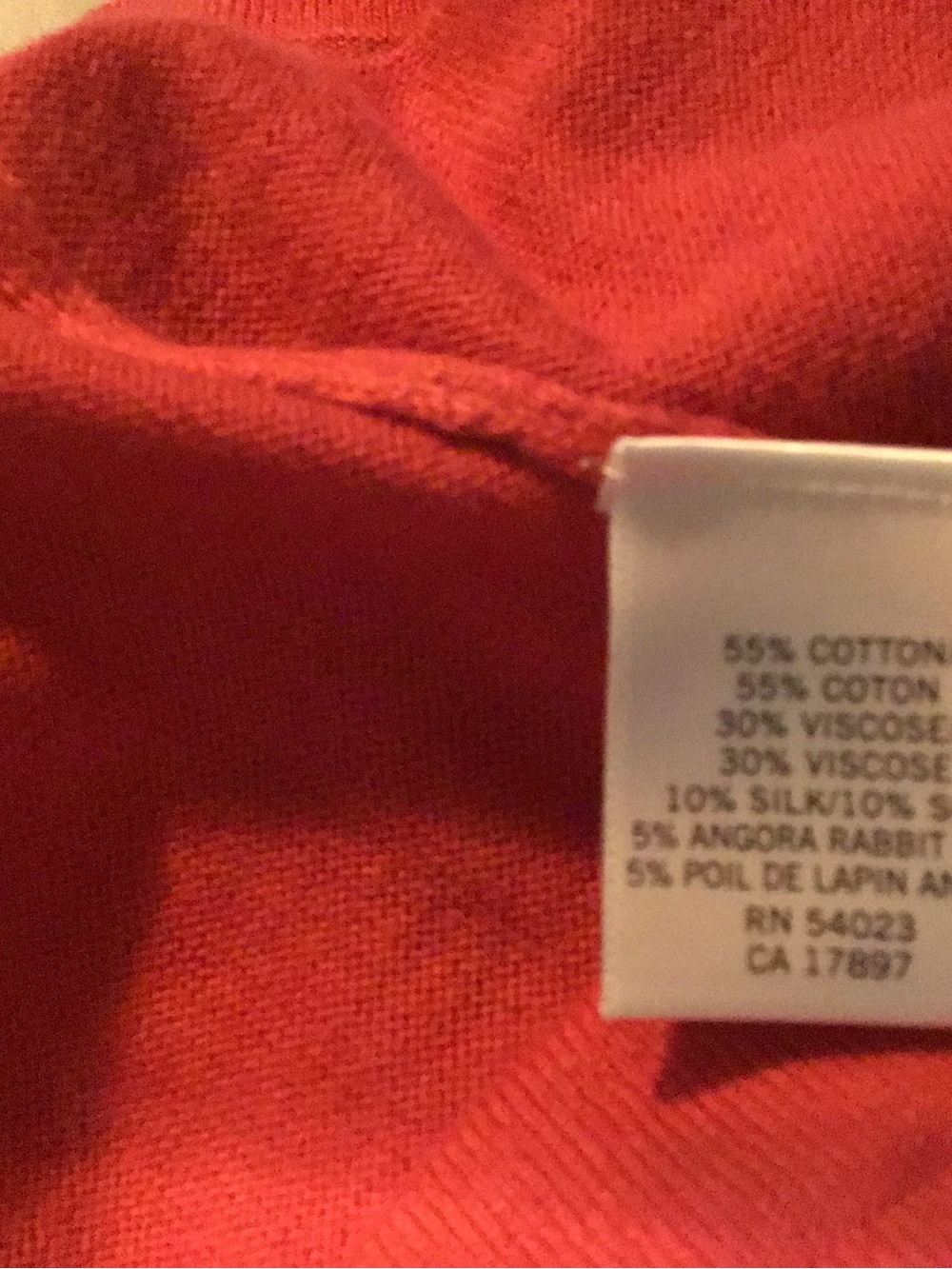 Banana Republic Scoop Neck Tee in Coral Red - Picture 13 of 14